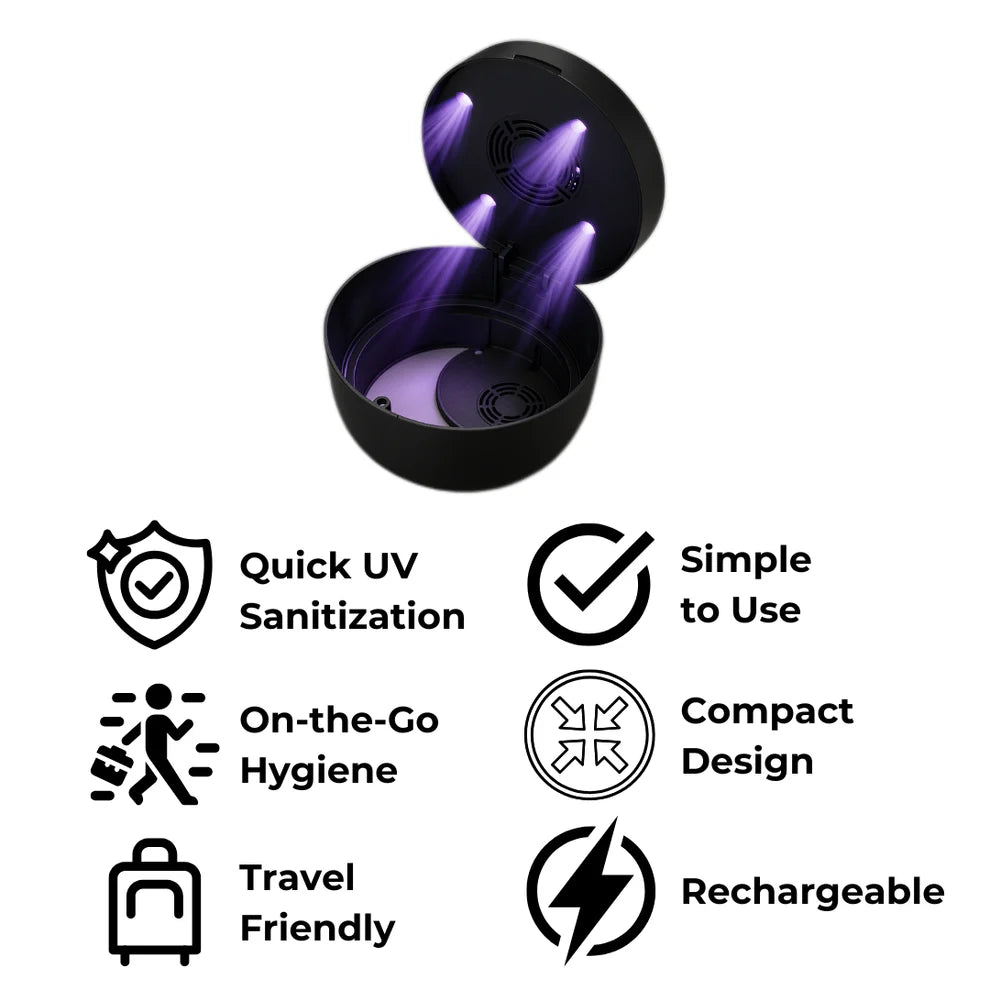 Denture Travel CleanPro UVC Storage Case